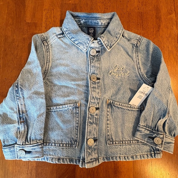 Toddler Girls Denim Jacket size 3 Yrs, Gap Original NWT - Picture 3 of 8